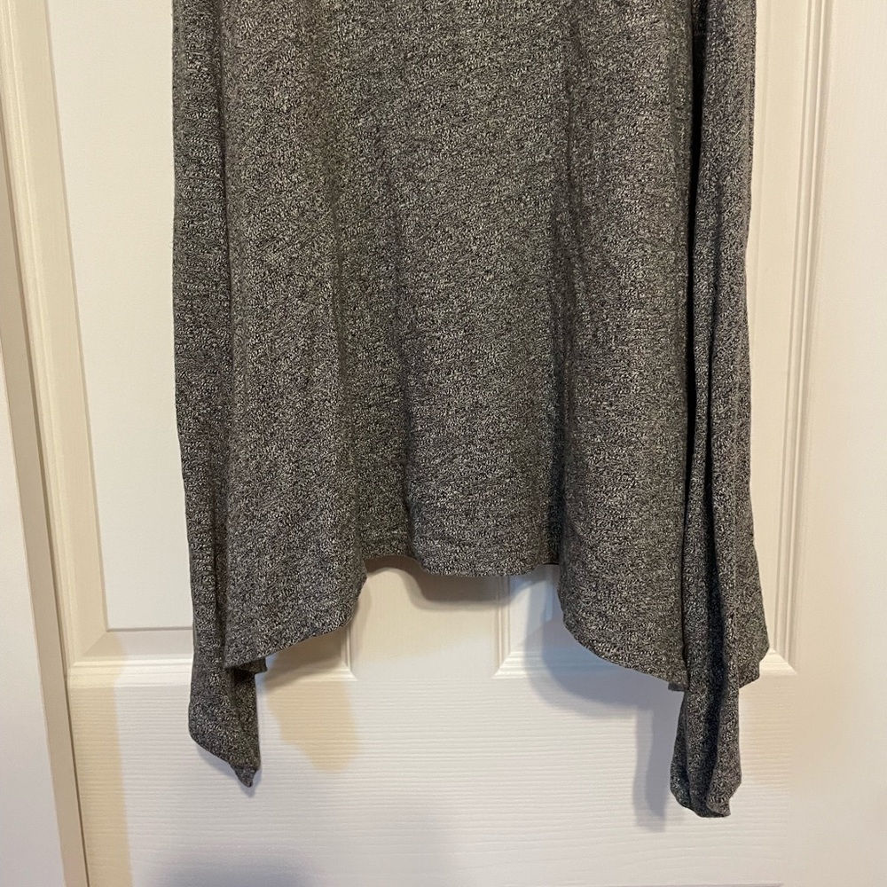 Anthropologie Maeve Gray Asymmetrical Dress - Size Large - Picture 7 of 10
